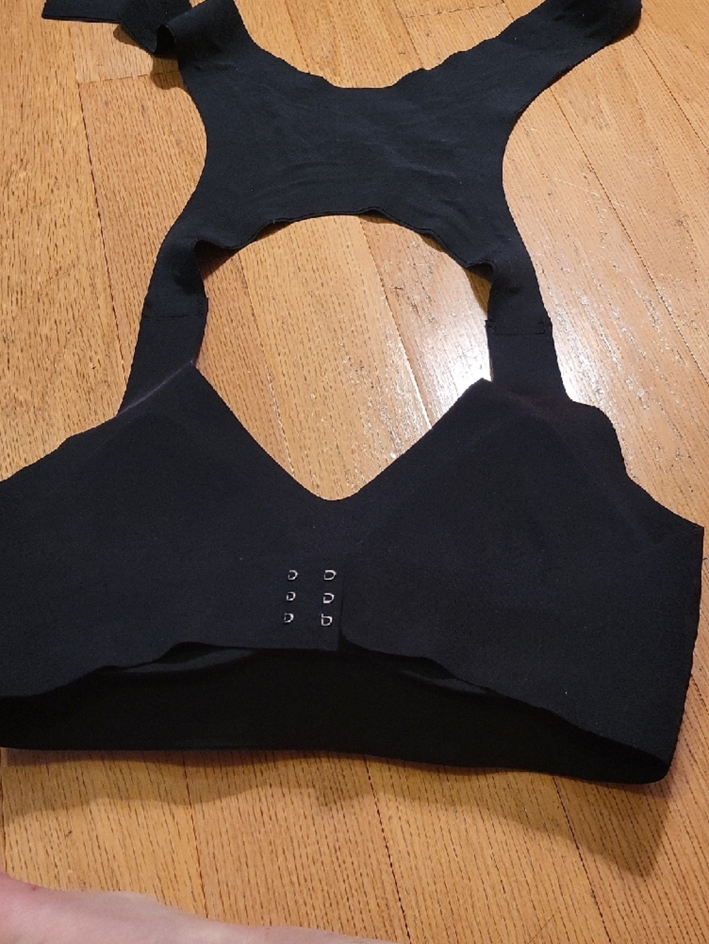 Source Unknown Black Seamless Racerback Bralette For POSTURE correction - Picture 9 of 12